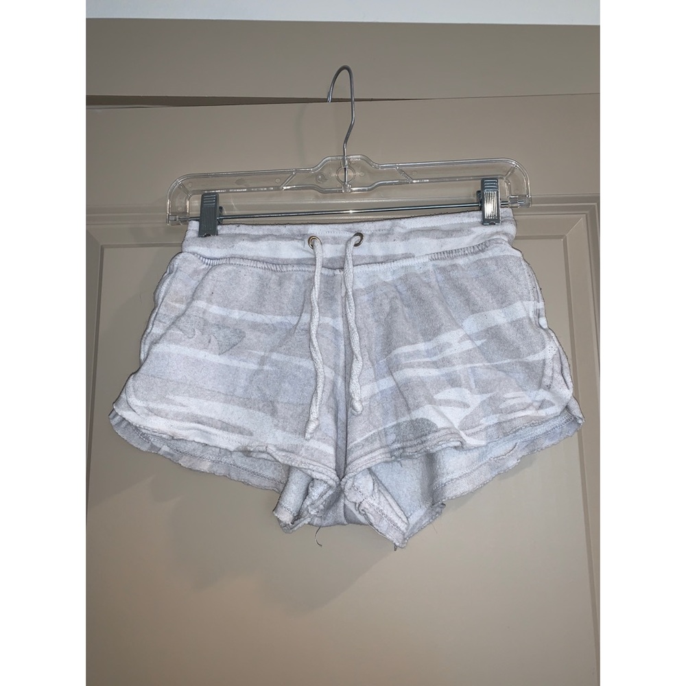 Gray camo shorts